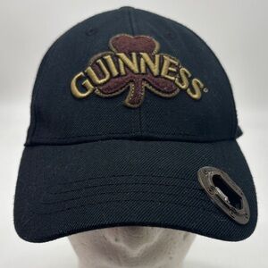 Guinness Black Cap with Gold Logo with bottle opener HT8816